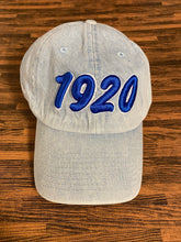 Light Denim 1920 Zeta Phi Beta Distressed Hat